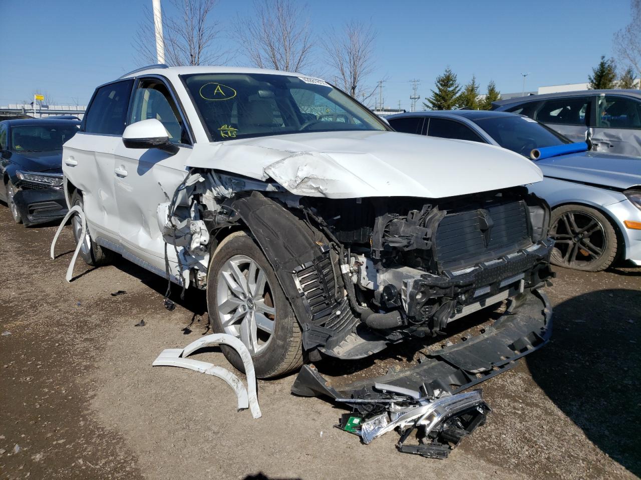 Photo 1 from auction – 2020 AUDI Q5 PREMIUM with VIN WA1ANAFY4L2057023
