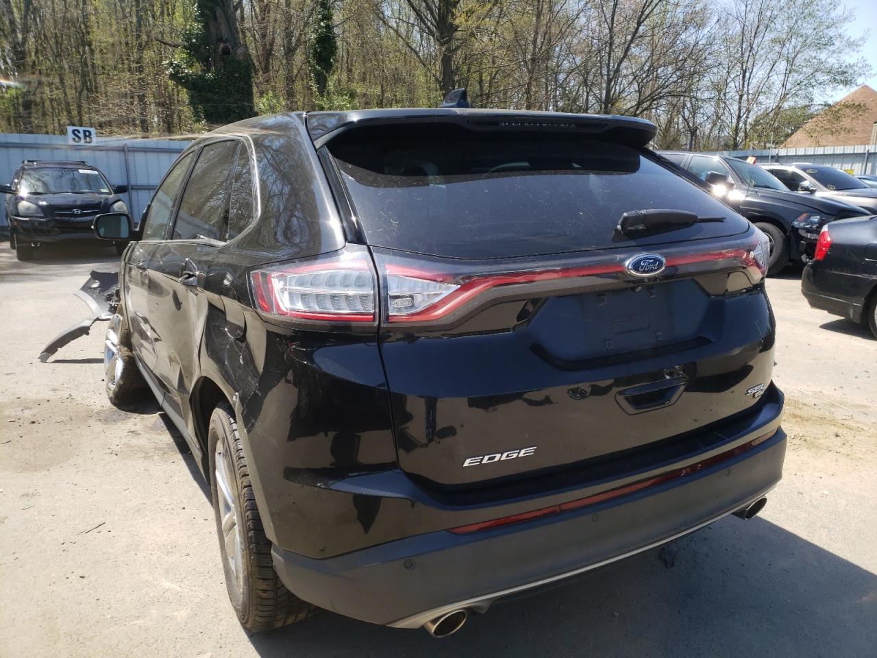 Photo 3 from auction – 2015 FORD EDGE SEL with VIN 2FMTK4J88FBB07710