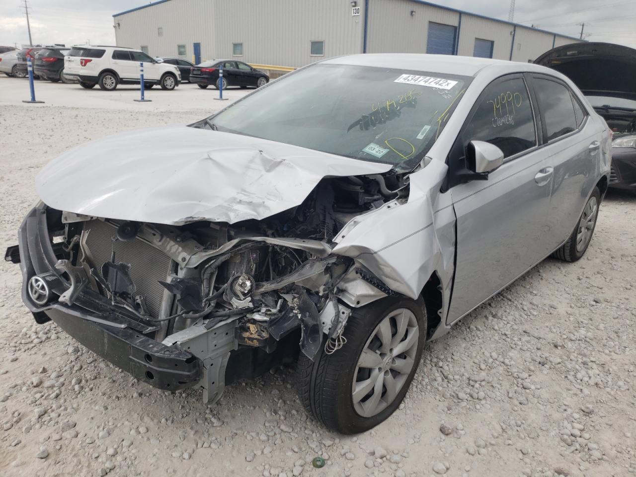 Photo 2 from auction – 2016 TOYOTA COROLLA L with VIN 2T1BURHE8GC494285