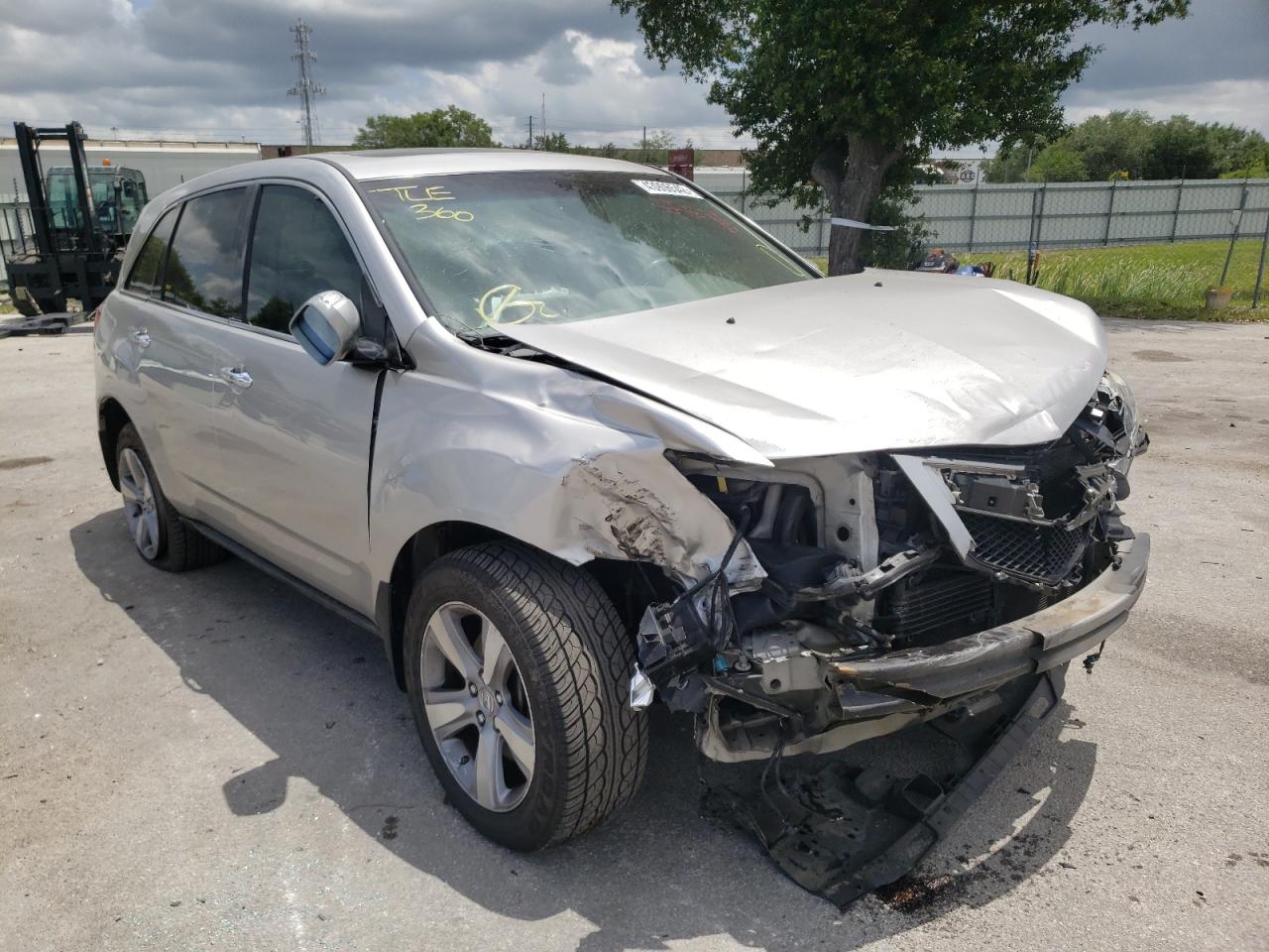 ACURA MDX TECHNO 2013 with VIN 2HNYD2H38DH504423 - Photo from auction