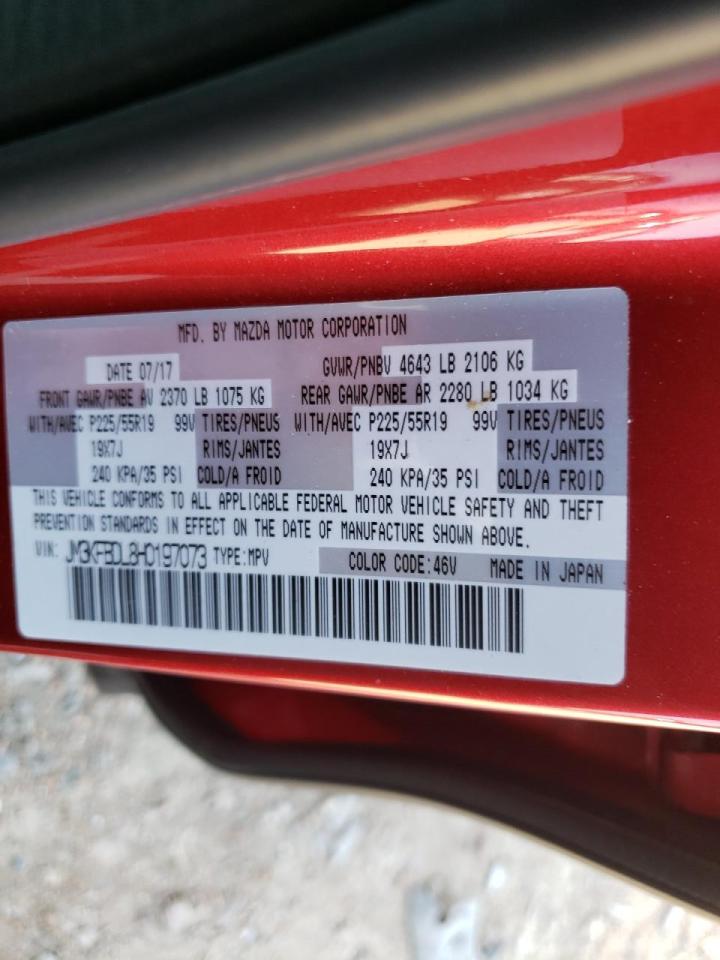 Photo 10 from auction – 2017 MAZDA CX-5 GRAND with VIN JM3KFBDL8H0197073