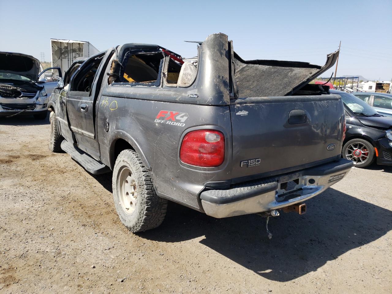 Photo 3 from auction – 2002 FORD F150 SUPER with VIN 1FTRW08L12KD93504