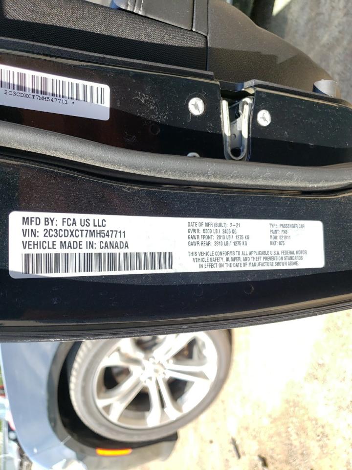Photo 10 from auction – 2021 DODGE CHARGER R/ with VIN 2C3CDXCT7MH547711