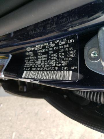 Photo 10 from auction – 2022 HYUNDAI TUCSON SE with VIN KM8JACAE8NU023079