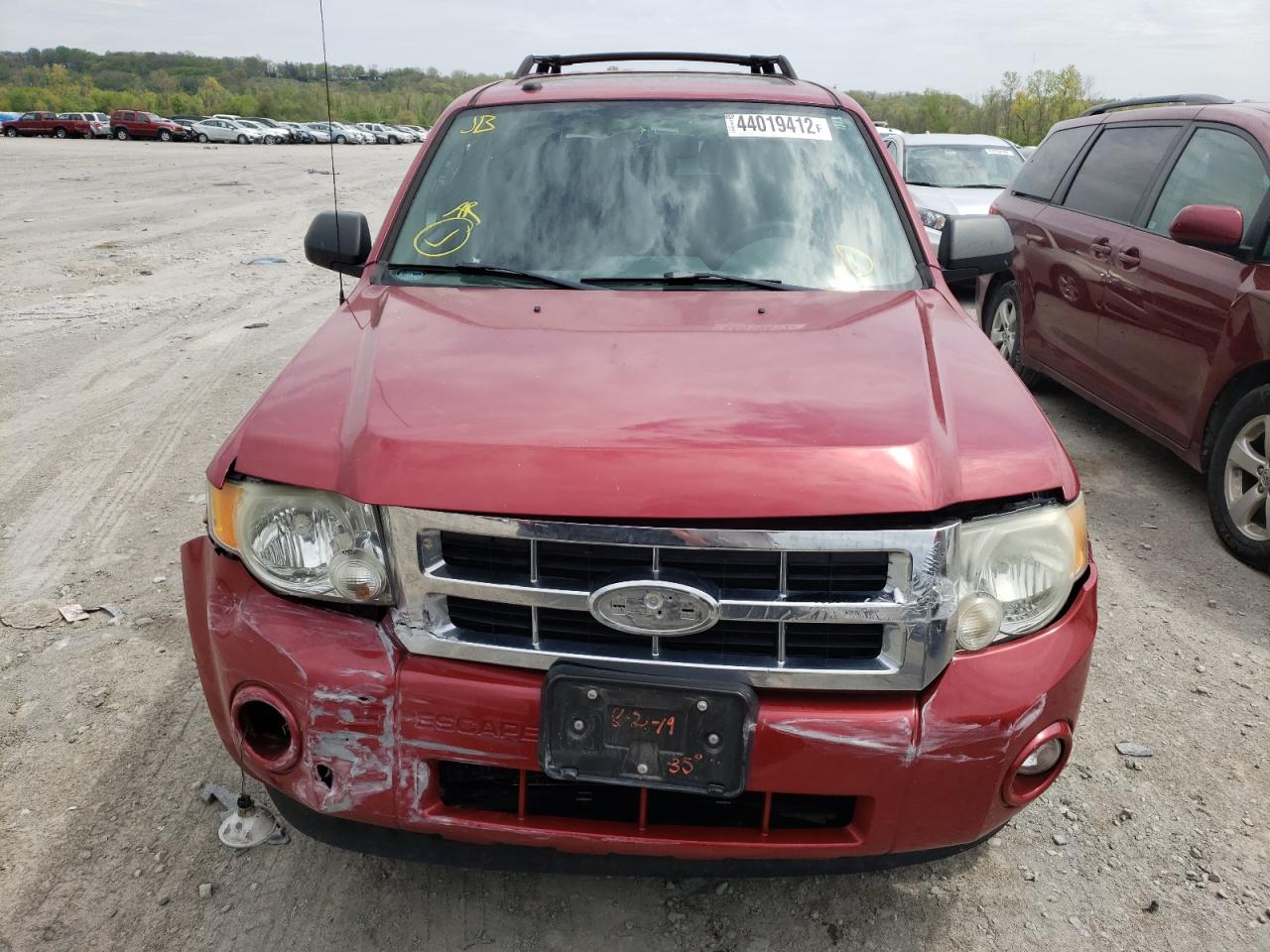 Photo 9 from auction – 2009 FORD ESCAPE XLT with VIN 1FMCU03719KB71590