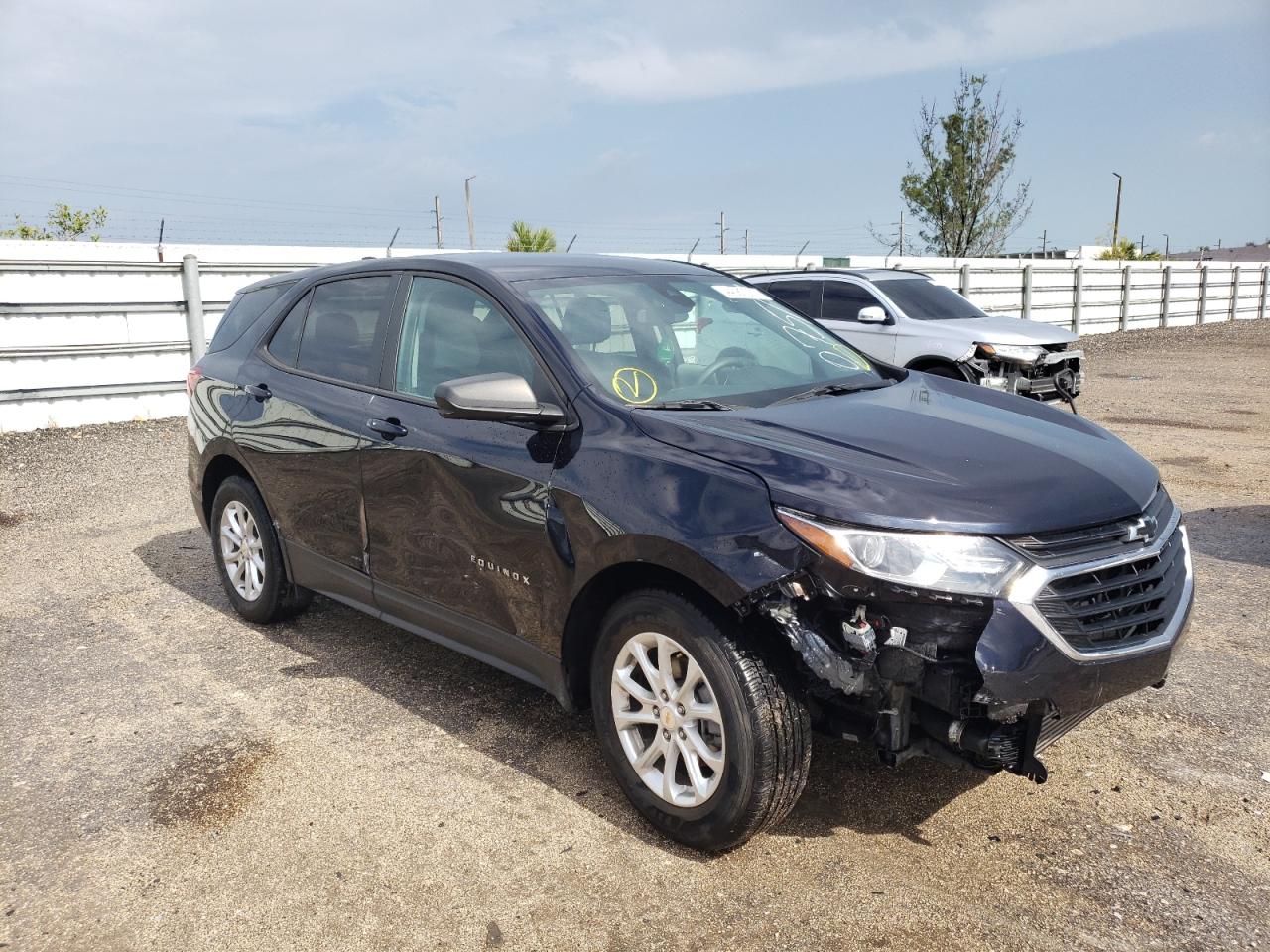 CHEVROLET EQUINOX LS 2020 with VIN 2GNAXHEV0L6140751 - Photo from auction