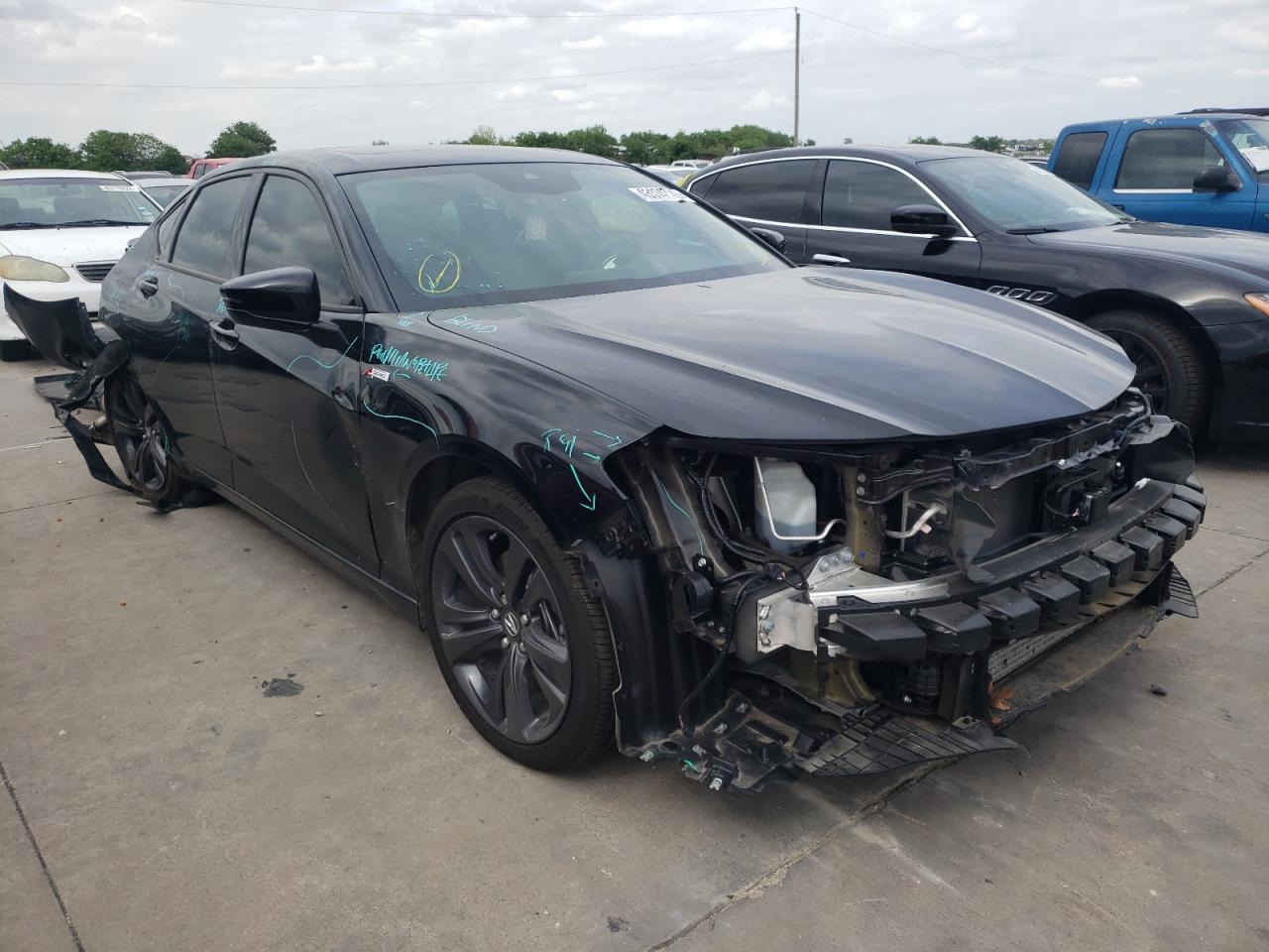 ACURA TLX TECH A 2021 with VIN 19UUB5F52MA015242 - Photo from auction