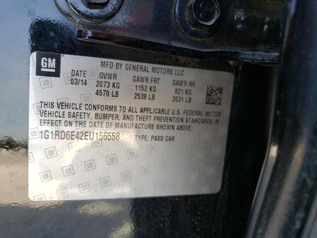 Photo 10 from auction – 2014 CHEVROLET VOLT with VIN 1G1RD6E42EU156558