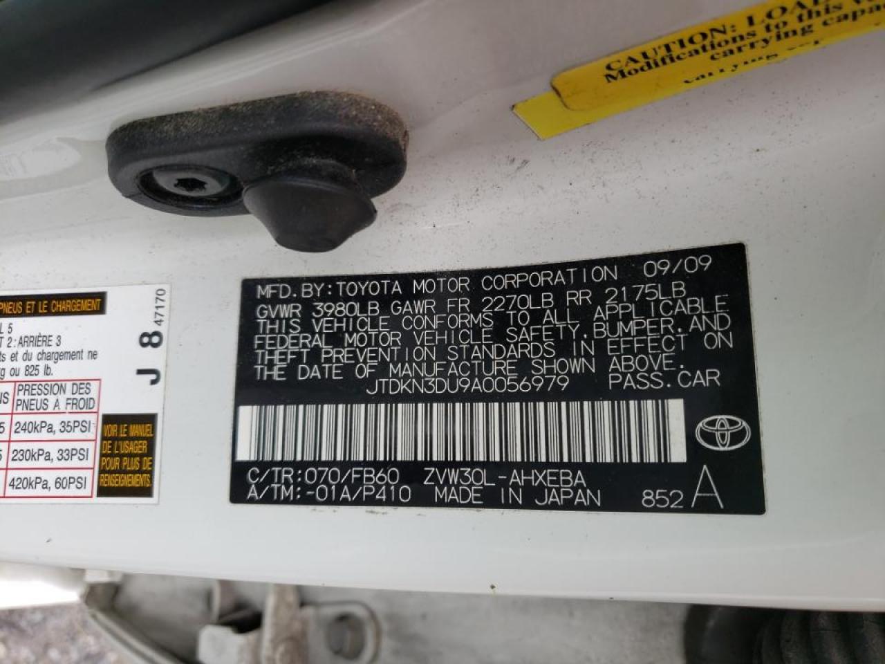 Photo 10 from auction – 2010 TOYOTA PRIUS with VIN JTDKN3DU9A0056979