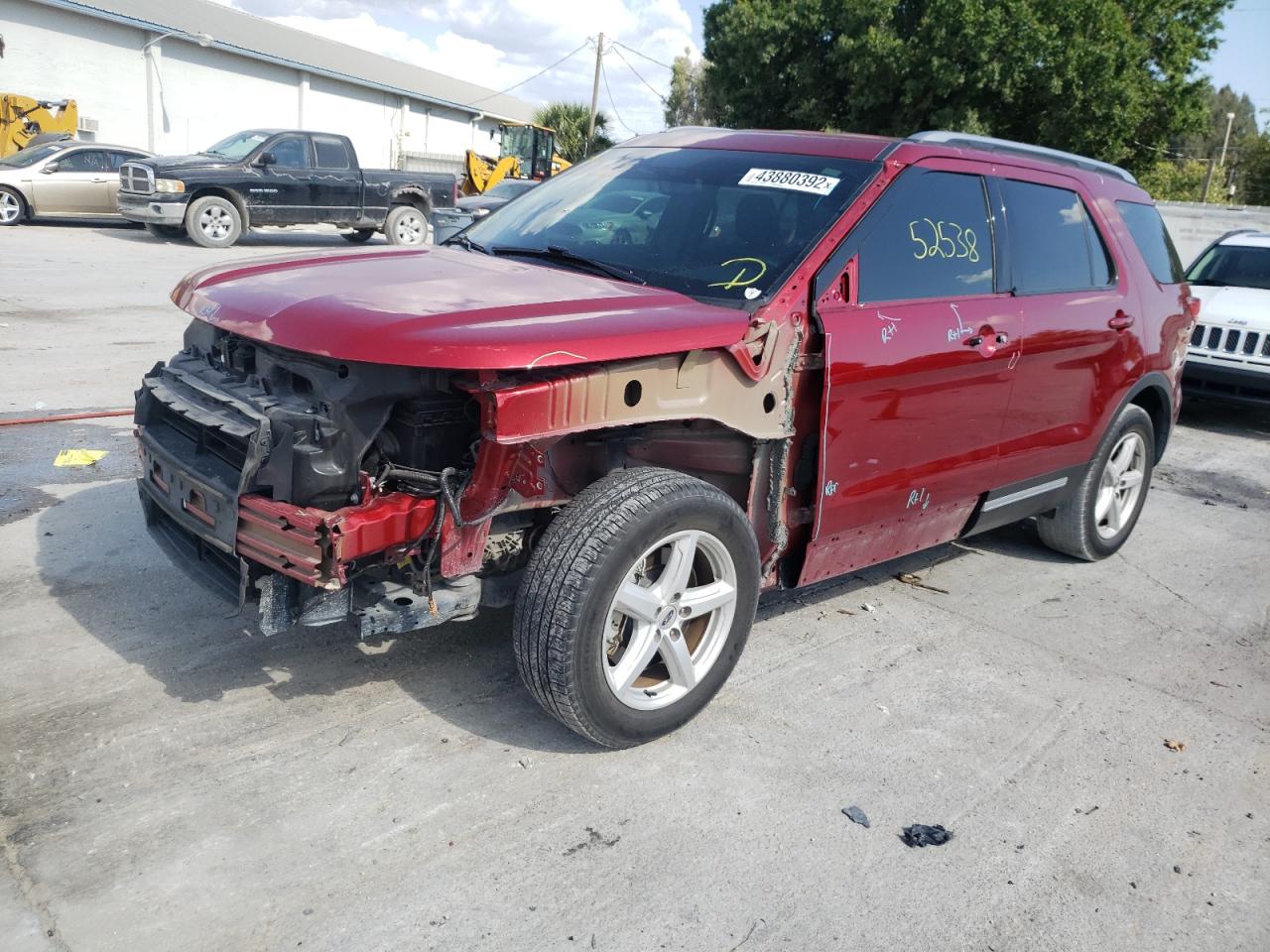 Photo 2 from auction – 2018 FORD EXPLORER X with VIN 1FM5K7D86JGB39854