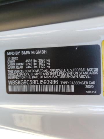 Photo 10 from auction – 2013 BMW M3 with VIN WBSKG9C58DJ593986