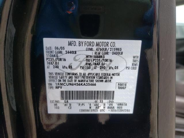 Photo 10 from auction – 2006 FORD ESCAPE HEV with VIN 1FMCU96H56KA35466