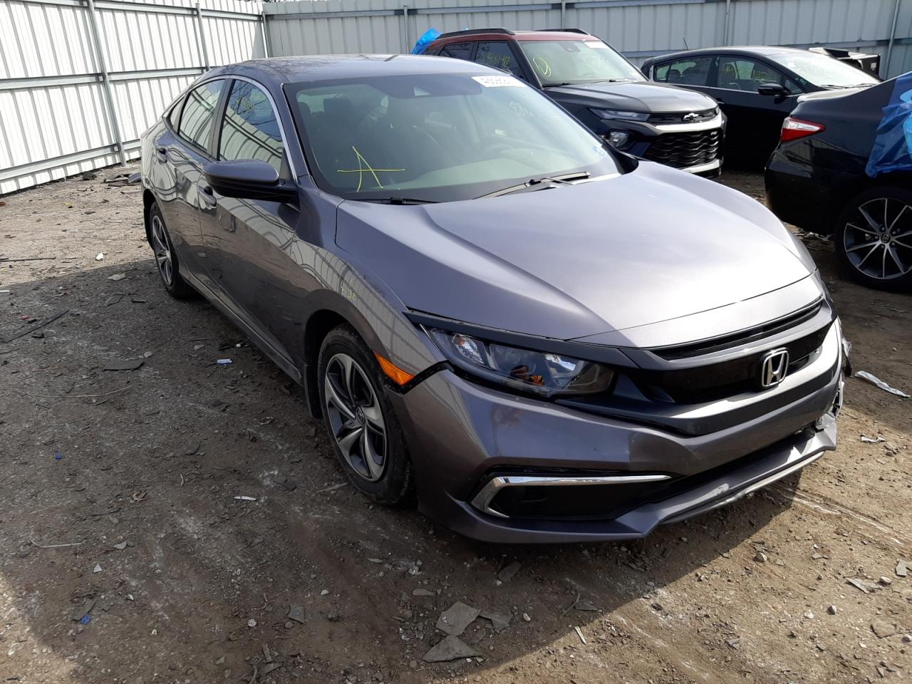 Photo 1 from auction – 2020 HONDA CIVIC LX with VIN 19XFC2F62LE215545