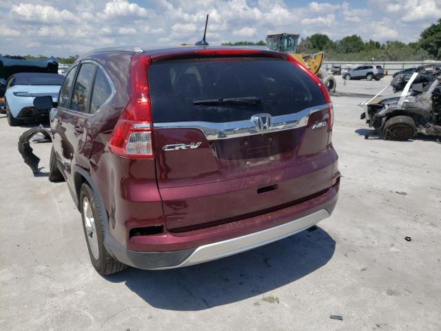 Photo 3 from auction – 2015 HONDA CR-V EXL with VIN 2HKRM4H79FH702995