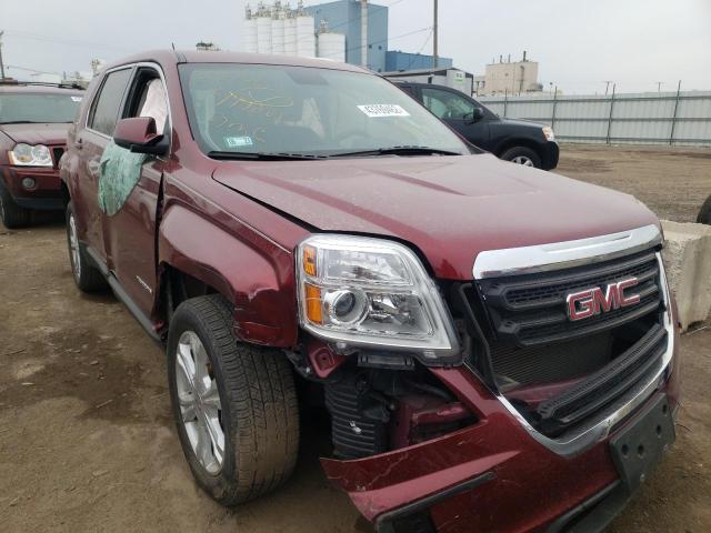 GMC TERRAIN SL 2017 with VIN 2GKALMEK3H6195502 - Photo from auction