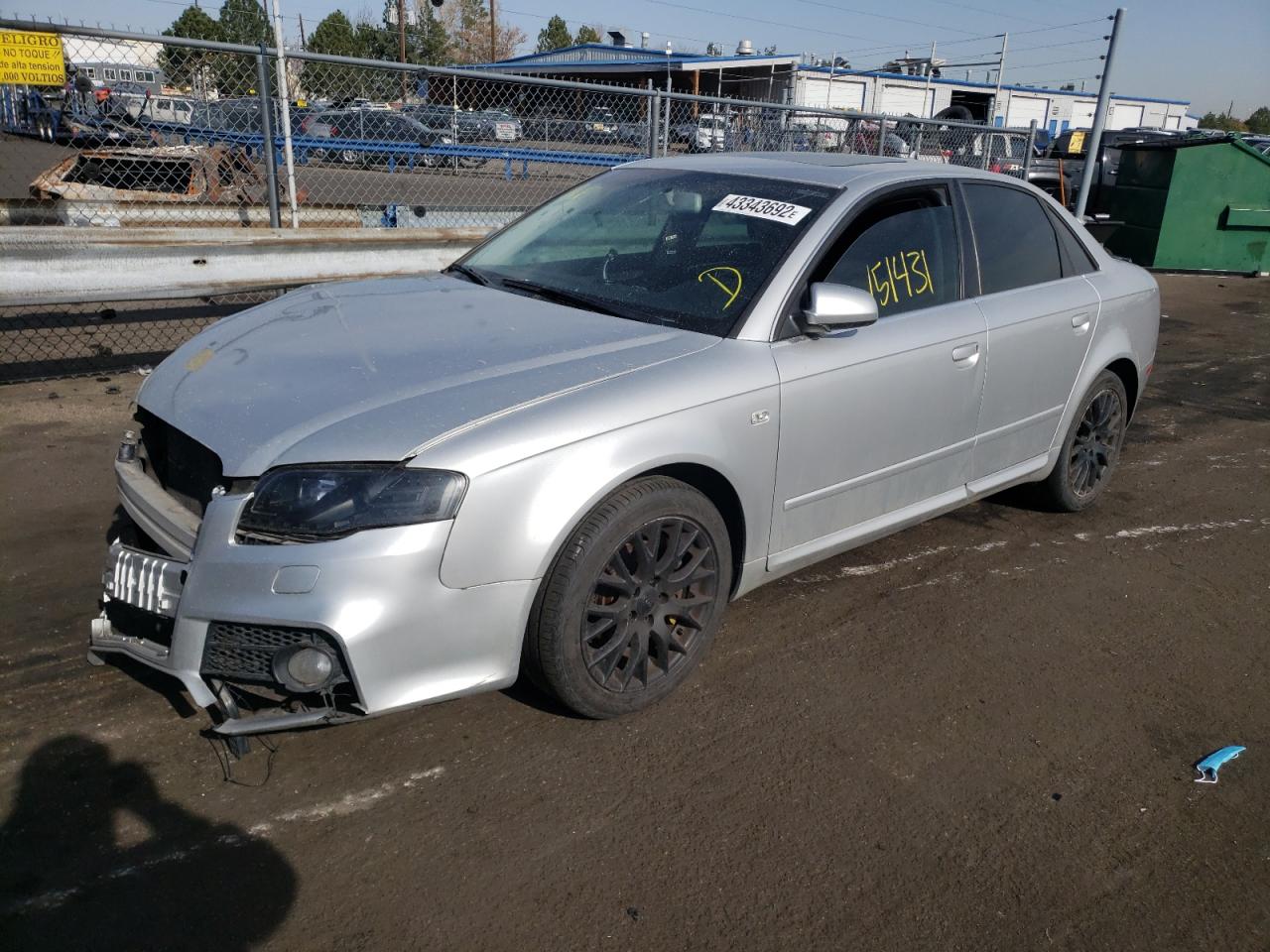 Photo 2 from auction – 2008 AUDI A4 2.0T QU with VIN WAUDF78E58A159222