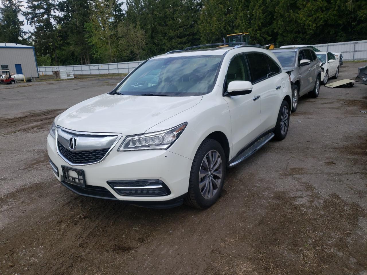 Photo 2 from auction – 2014 ACURA MDX TECHNO with VIN 5FRYD4H68EB027266