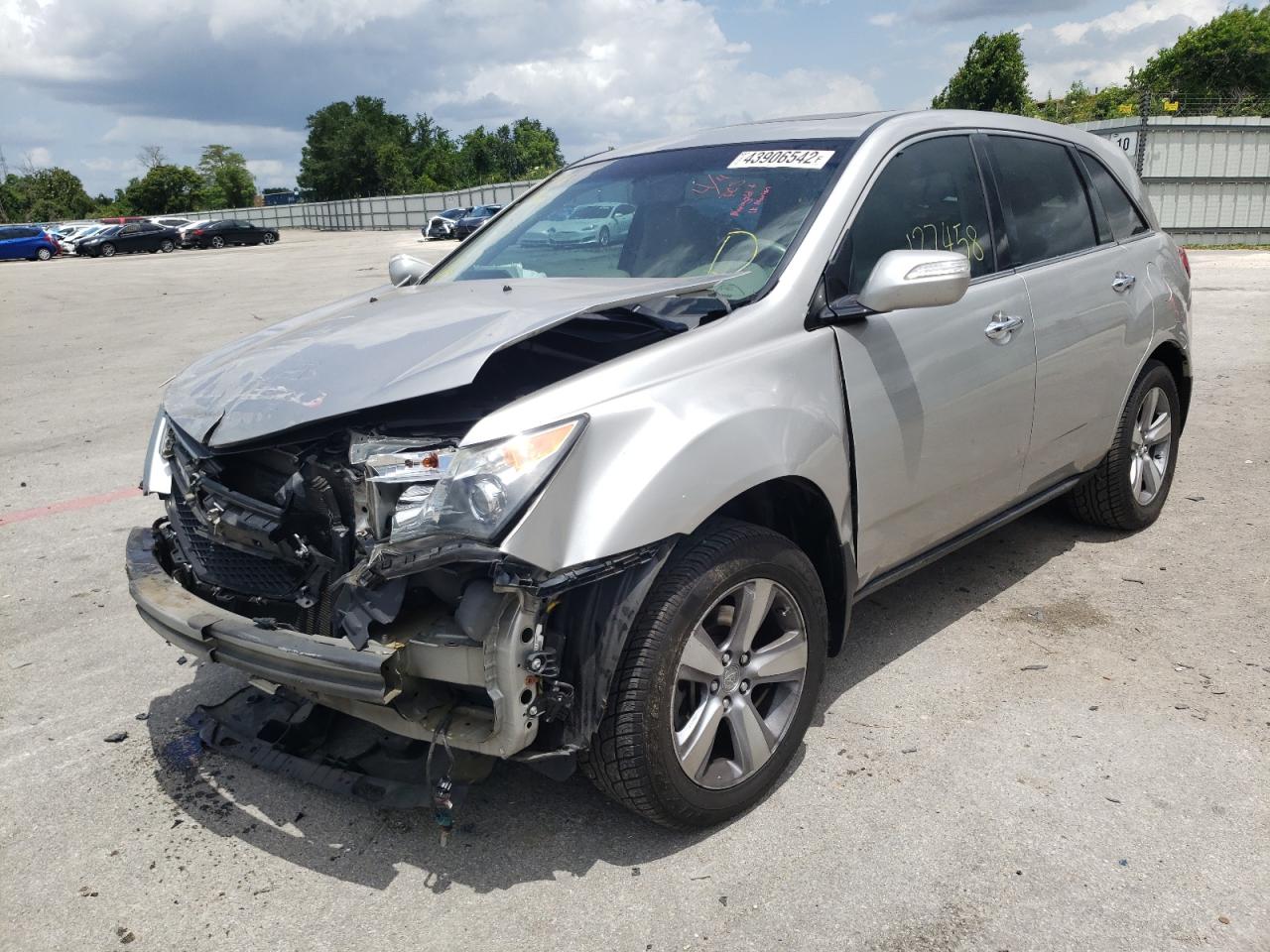 Photo 2 from auction – 2013 ACURA MDX TECHNO with VIN 2HNYD2H38DH504423