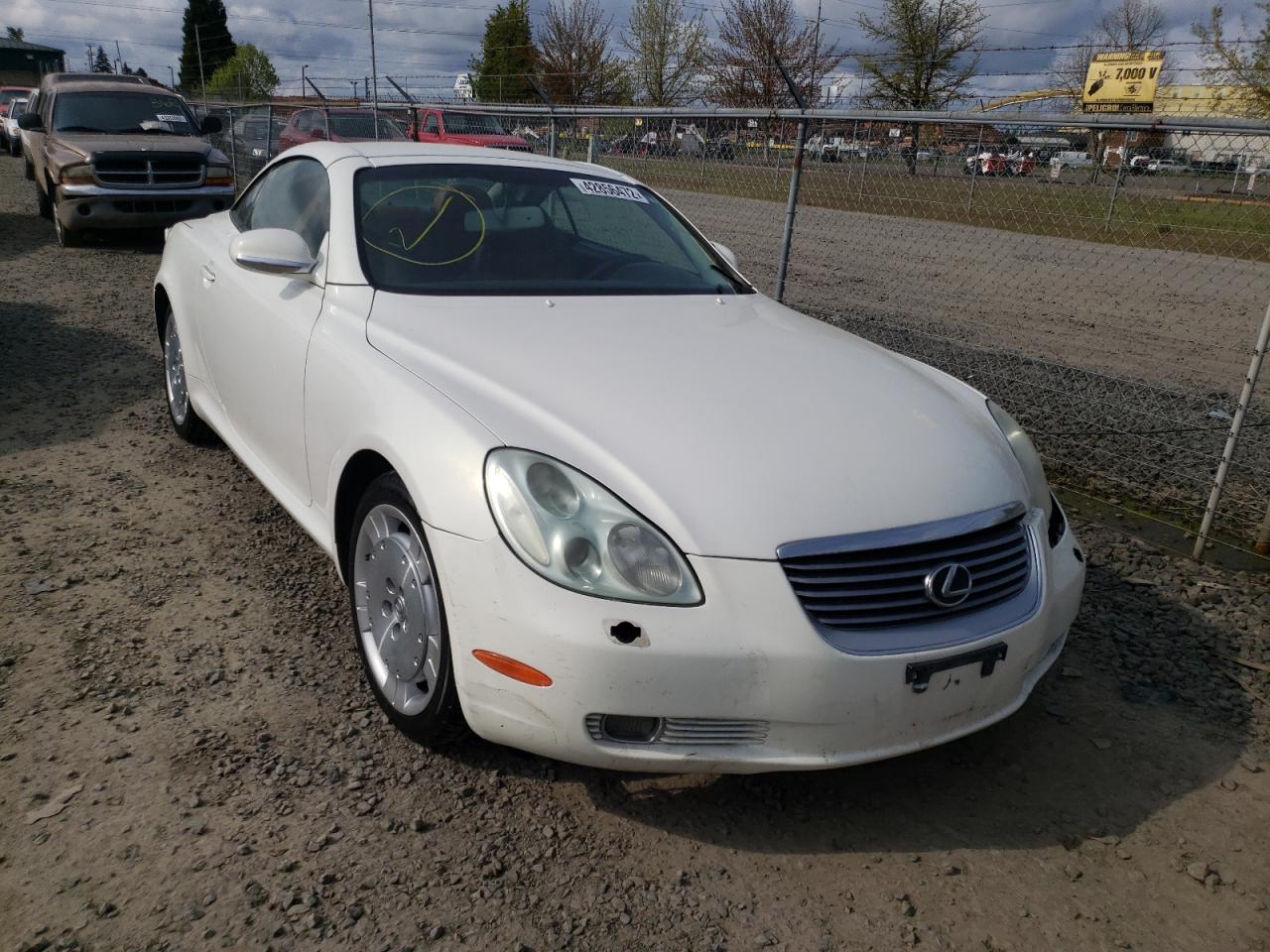 LEXUS SC 430 2004 with VIN JTHFN48Y340058931 - Photo from auction