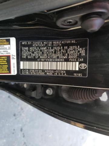 Photo 10 from auction – 2014 TOYOTA CAMRY L with VIN 4T1BF1FK8EU388080