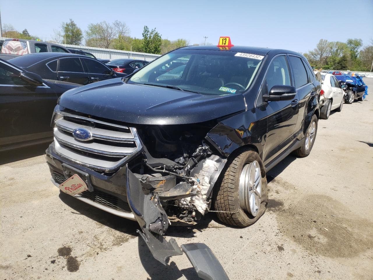 Photo 2 from auction – 2015 FORD EDGE SEL with VIN 2FMTK4J88FBB07710
