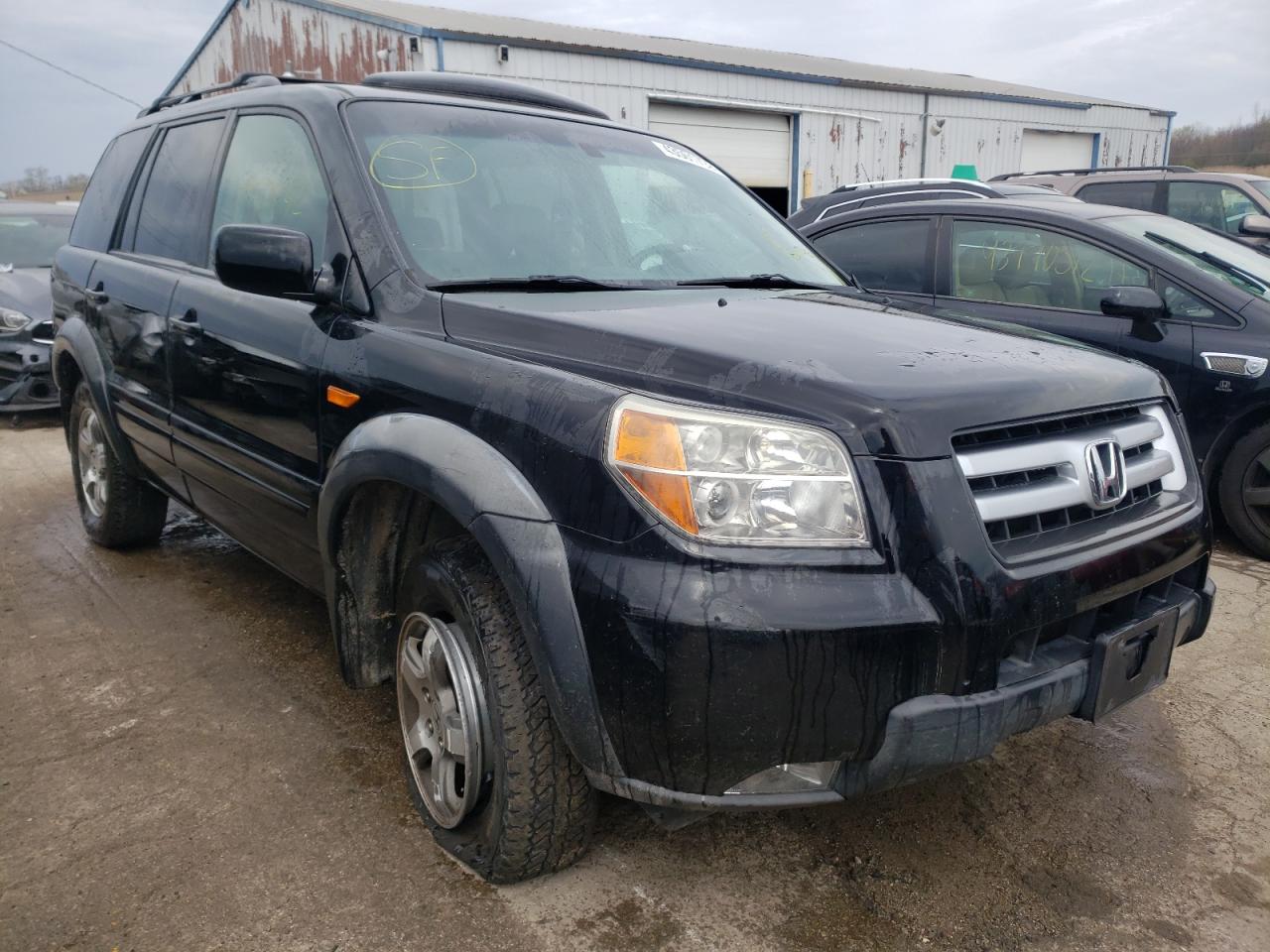 HONDA PILOT EXL 2008 with VIN 5FNYF18558B010155 - Photo from auction