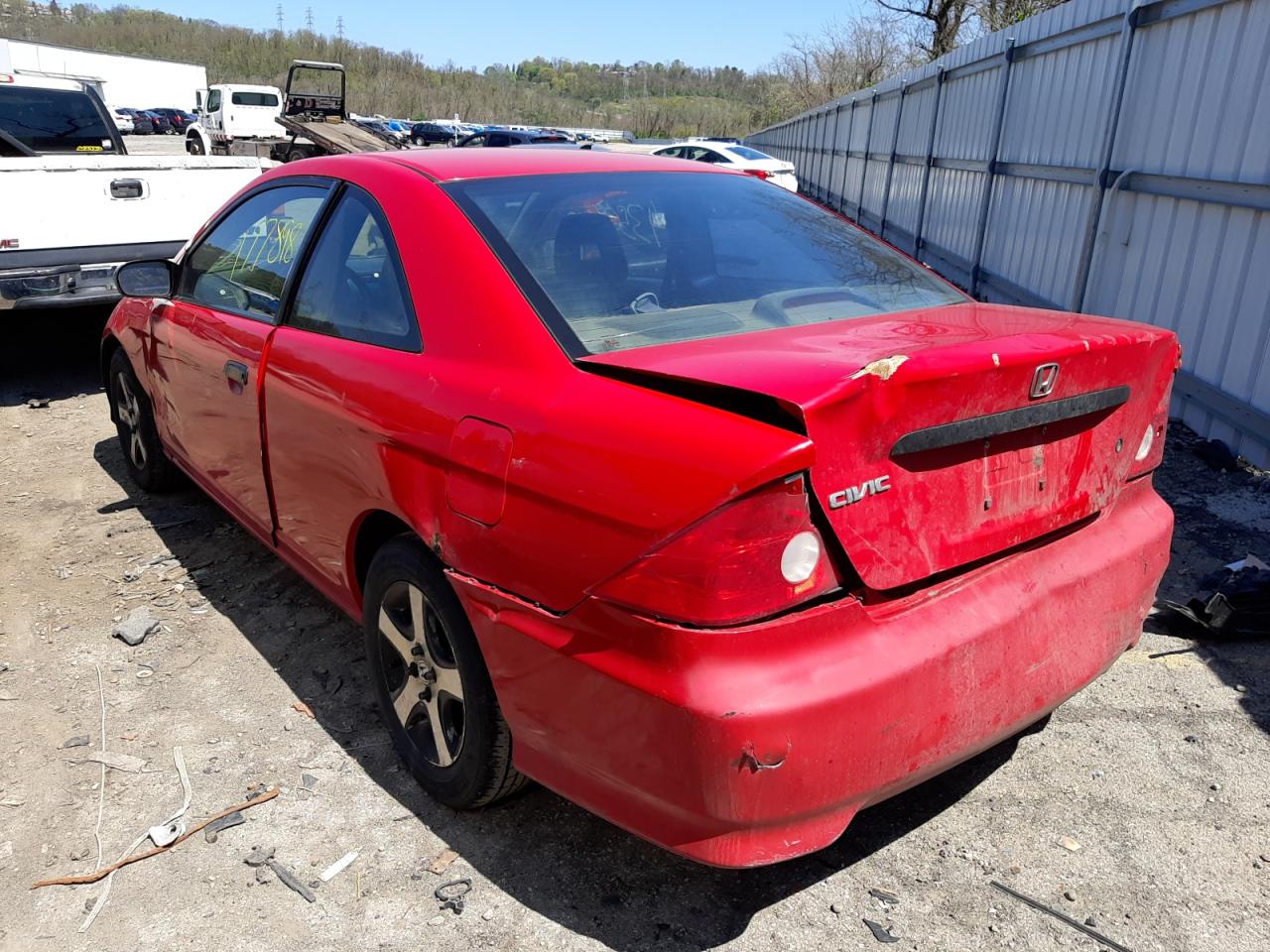Photo 3 from auction – 2004 HONDA CIVIC DX V with VIN 1HGEM21154L041890