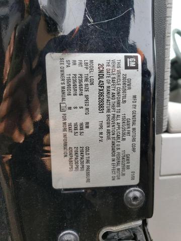 Photo 10 from auction – 2008 CHEVROLET EQUINOX LT with VIN 2CNDL43FX86283831