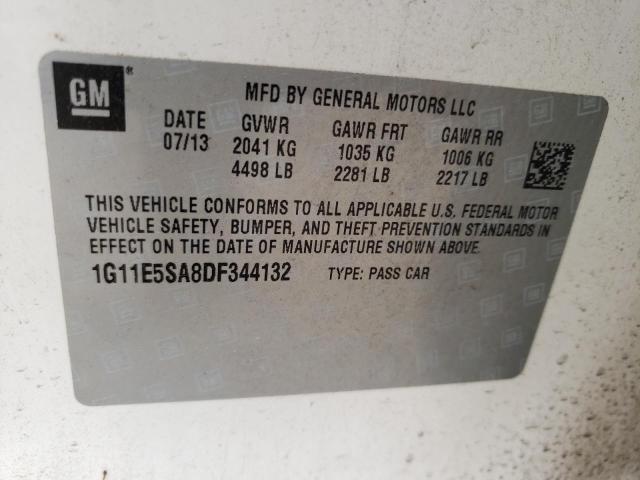 Photo 10 from auction – 2013 CHEVROLET MALIBU 2LT with VIN 1G11E5SA8DF344132