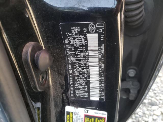 Photo 10 from auction – 2013 TOYOTA COROLLA BA with VIN 2T1BU4EE7DC010187
