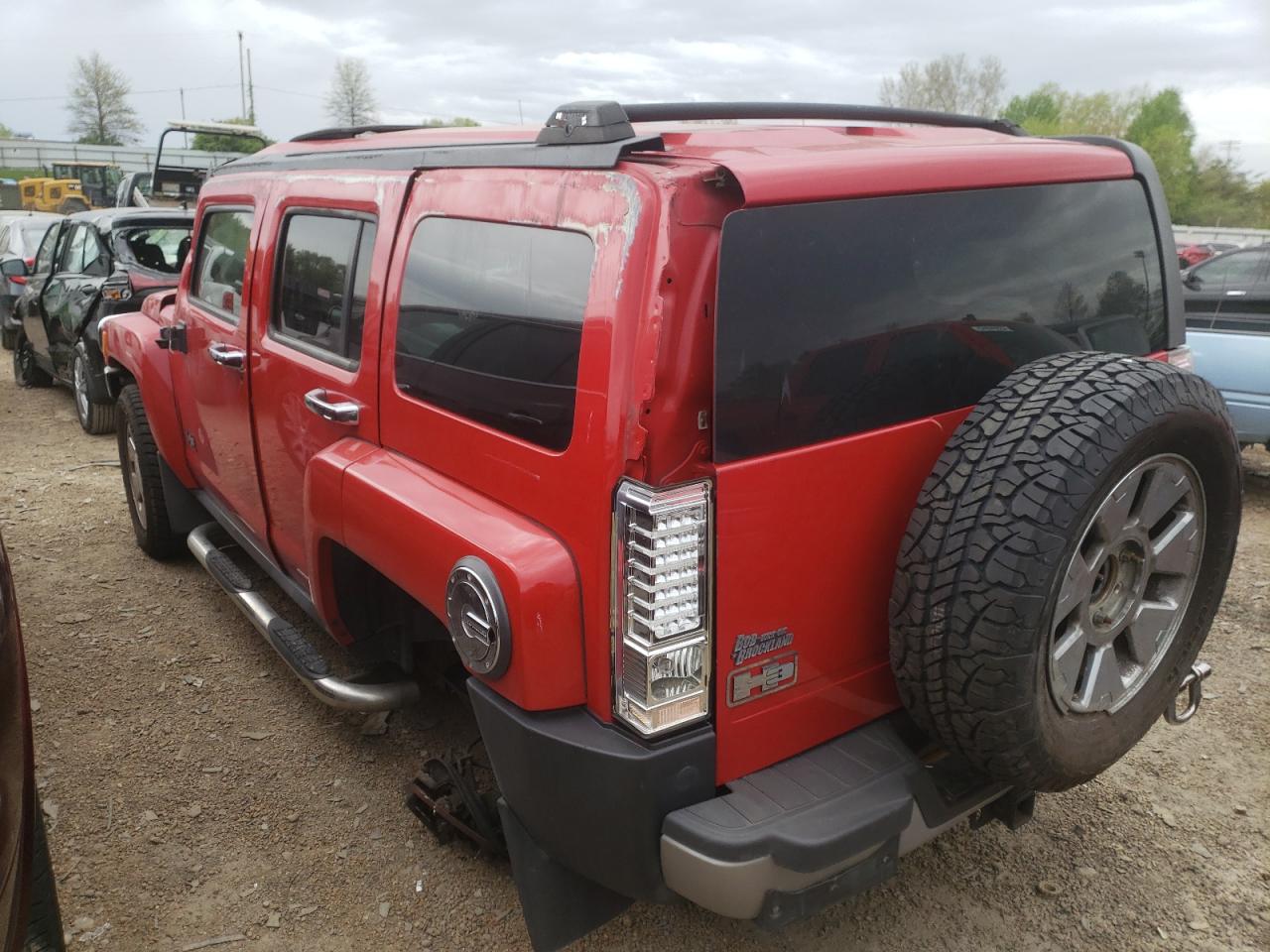 Photo 3 from auction – 2008 HUMMER H3 with VIN 5GTEN13E988137979