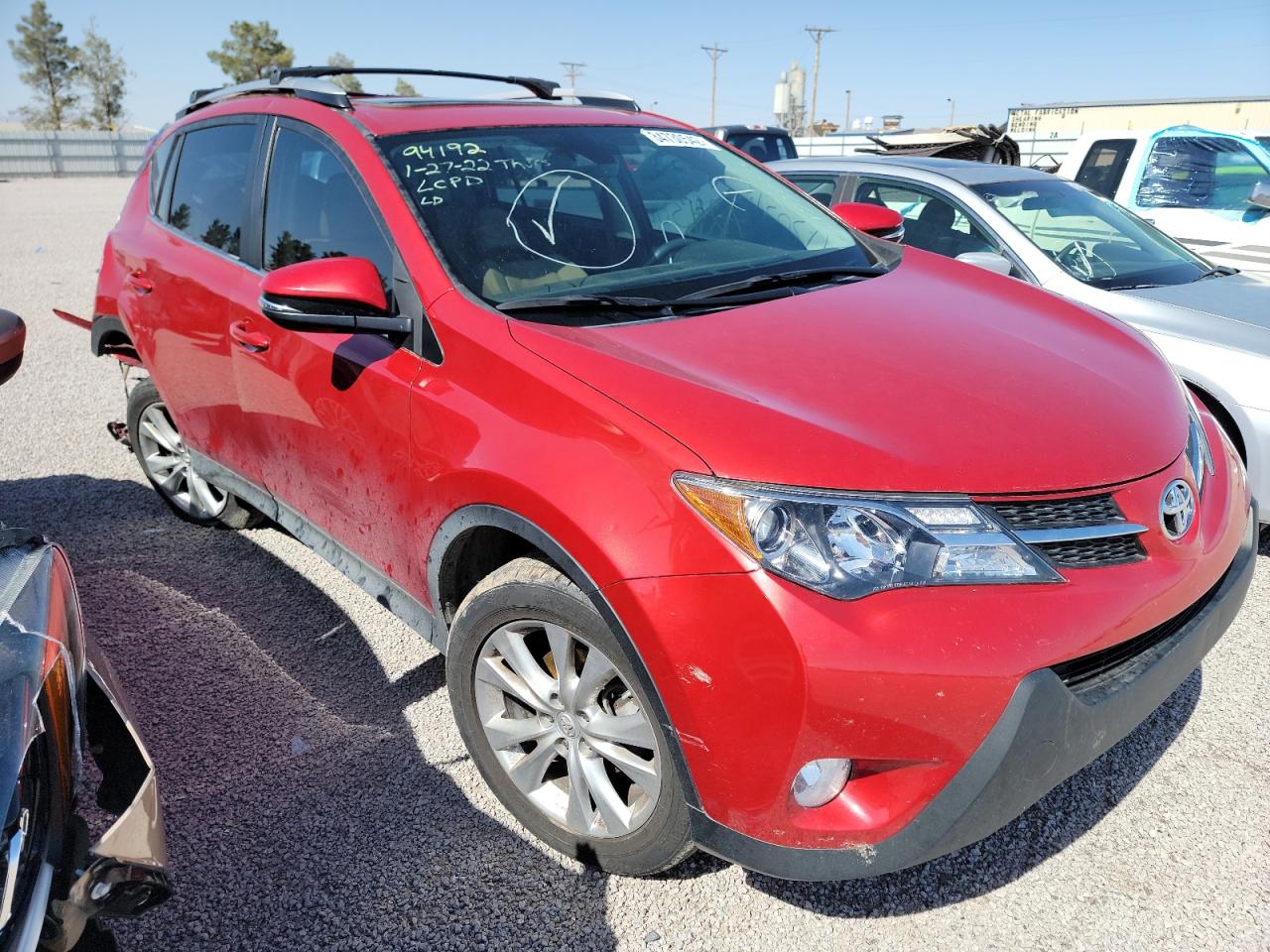 TOYOTA RAV4 LIMIT 2014 with VIN 2T3YFREV6EW103565 - Photo from auction