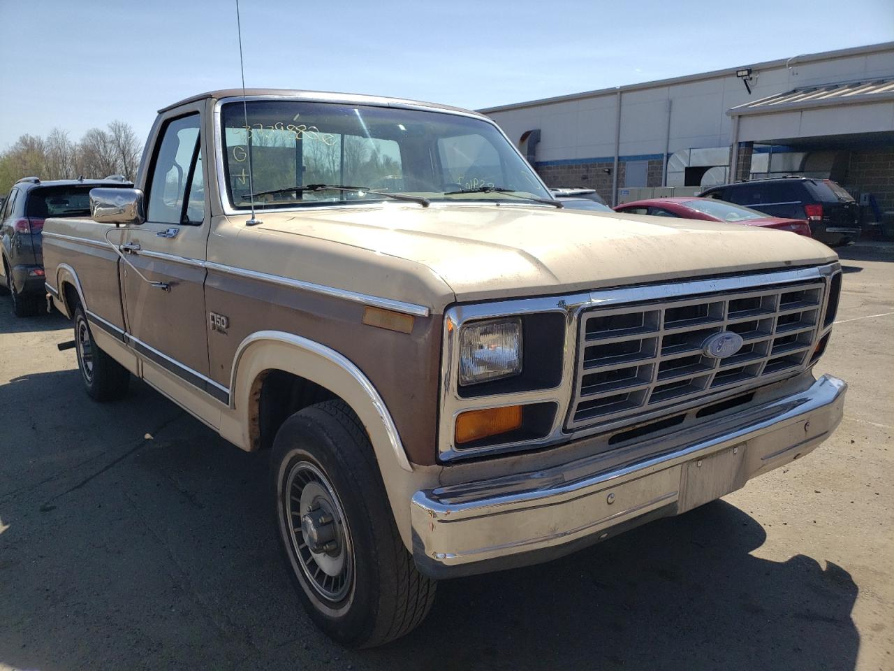 FORD F150 1984 with VIN 2FTDF15Y4ECA28016 - Photo from auction