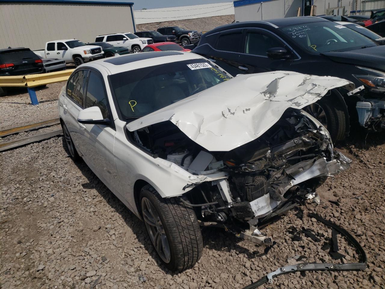 BMW 328 D 2015 with VIN WBA3D3C51FK158321 - Photo from auction