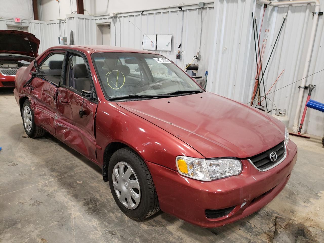 TOYOTA COROLLA CE 2002 with VIN 1NXBR12E02Z599079 - Photo from auction