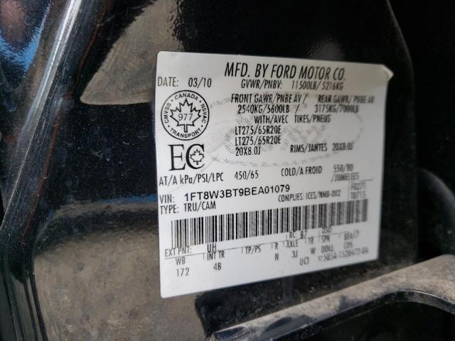 Photo 10 from auction – 2011 FORD F350 SUPER with VIN 1FT8W3BT9BEA01079