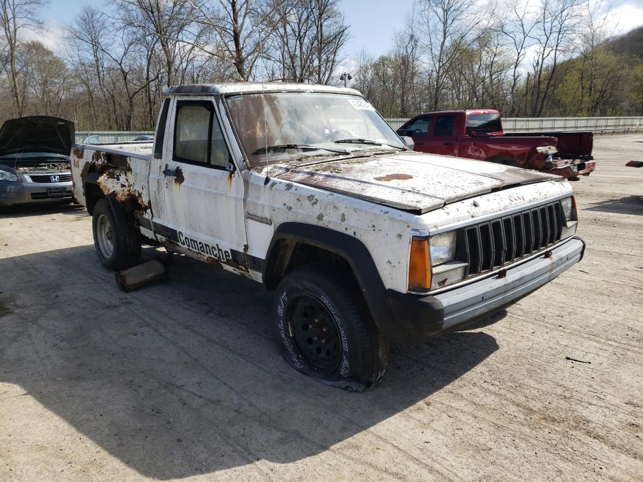 JEEP COMANCHE 1987 with VIN 1JTHP6316HT058788 - Photo from auction