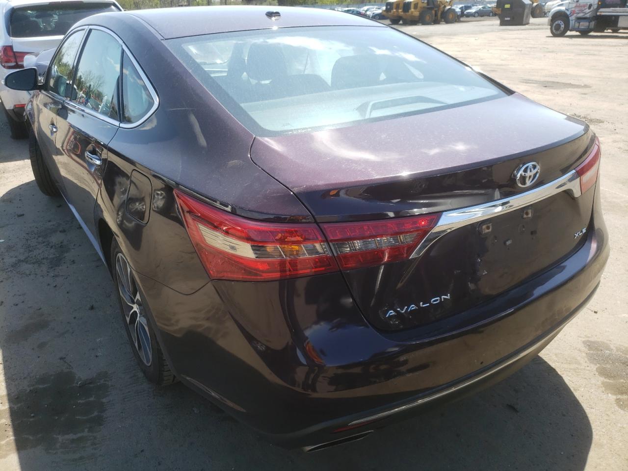 Photo 3 from auction – 2016 TOYOTA AVALON XLE with VIN 4T1BK1EB0GU222703
