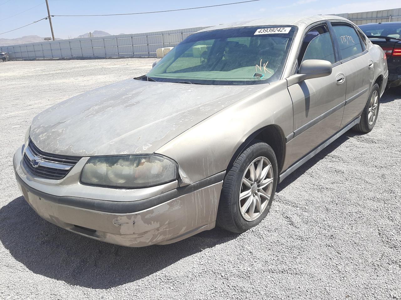 Photo 2 from auction – 2003 CHEVROLET IMPALA with VIN 2G1WF52E739362134