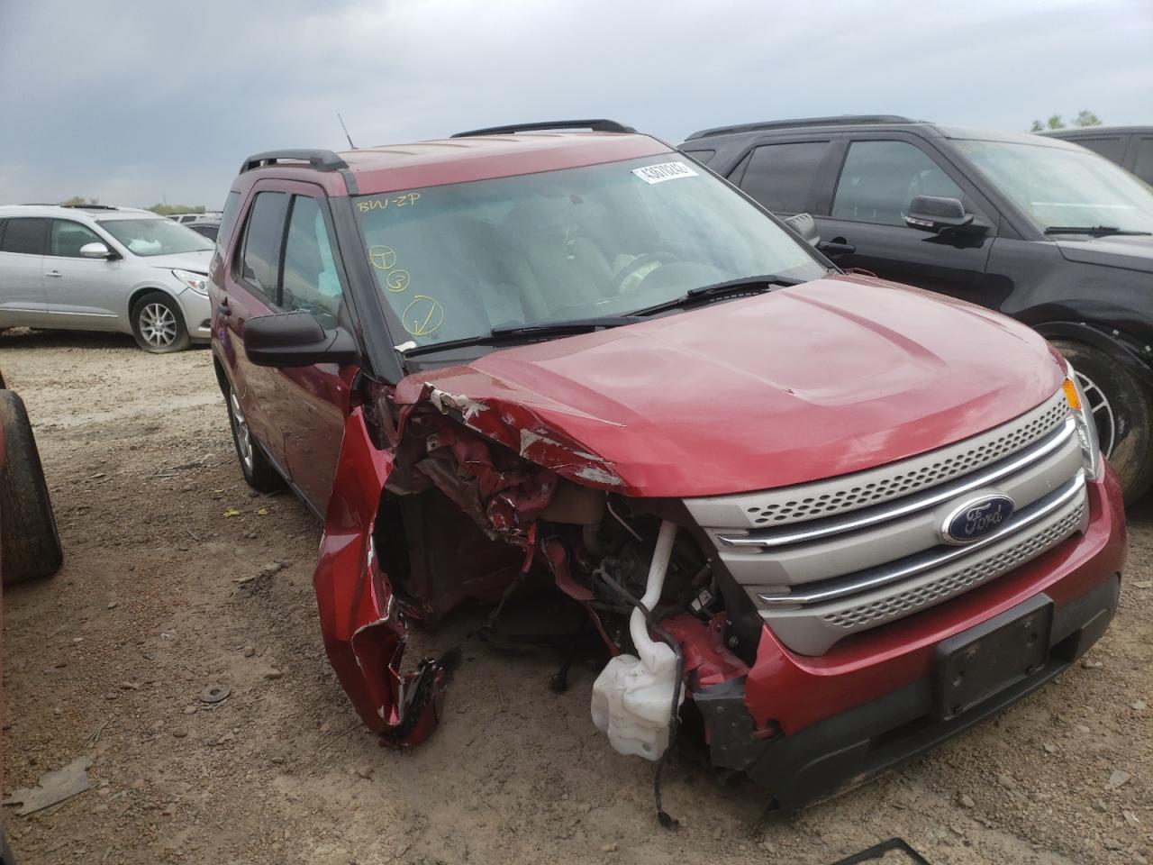 FORD EXPLORER 2014 with VIN 1FM5K7B81EGB52455 - Photo from auction