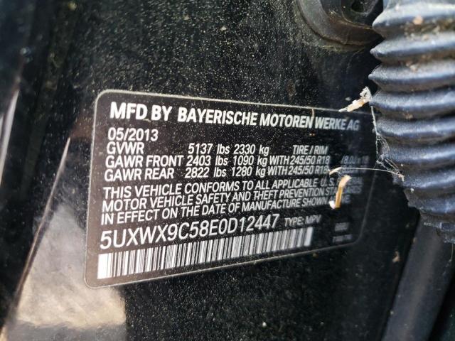 Photo 10 from auction – 2014 BMW X3 XDRIVE2 with VIN 5UXWX9C58E0D12447