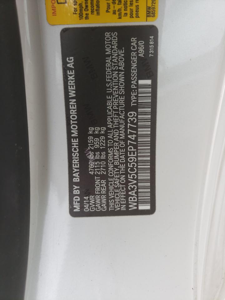 Photo 10 from auction – 2014 BMW 428 I with VIN WBA3V5C59EP747739