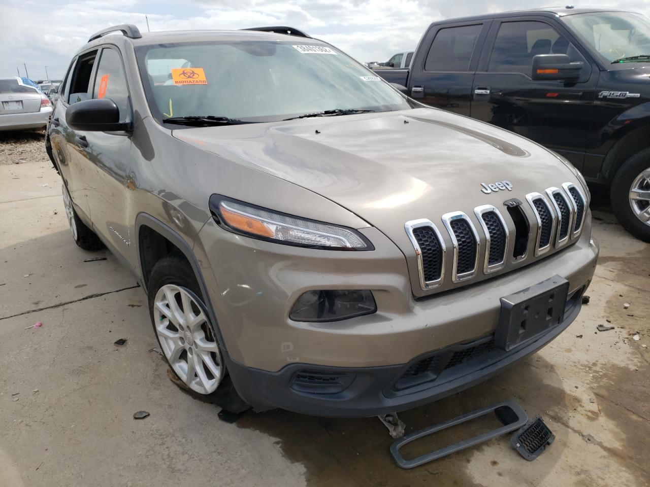 Photo 1 from auction – 2016 JEEP CHEROKEE S with VIN 1C4PJMAB3GW277736