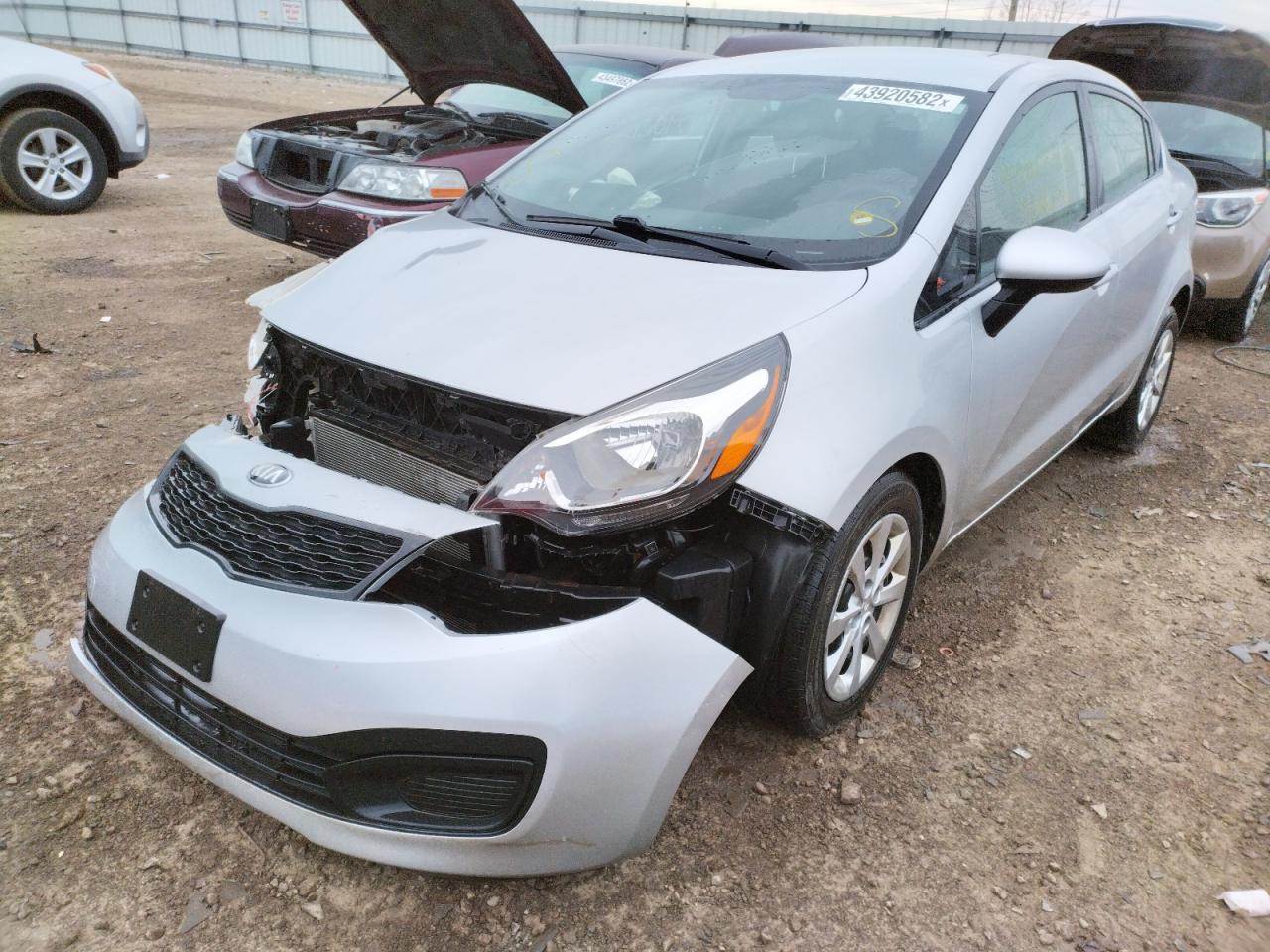 Photo 2 from auction – 2013 KIA RIO LX with VIN KNADM4A35D6175771