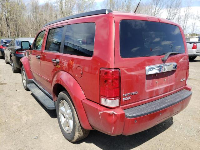 Photo 3 from auction – 2008 DODGE NITRO SLT with VIN 1D8GU58K58W289165