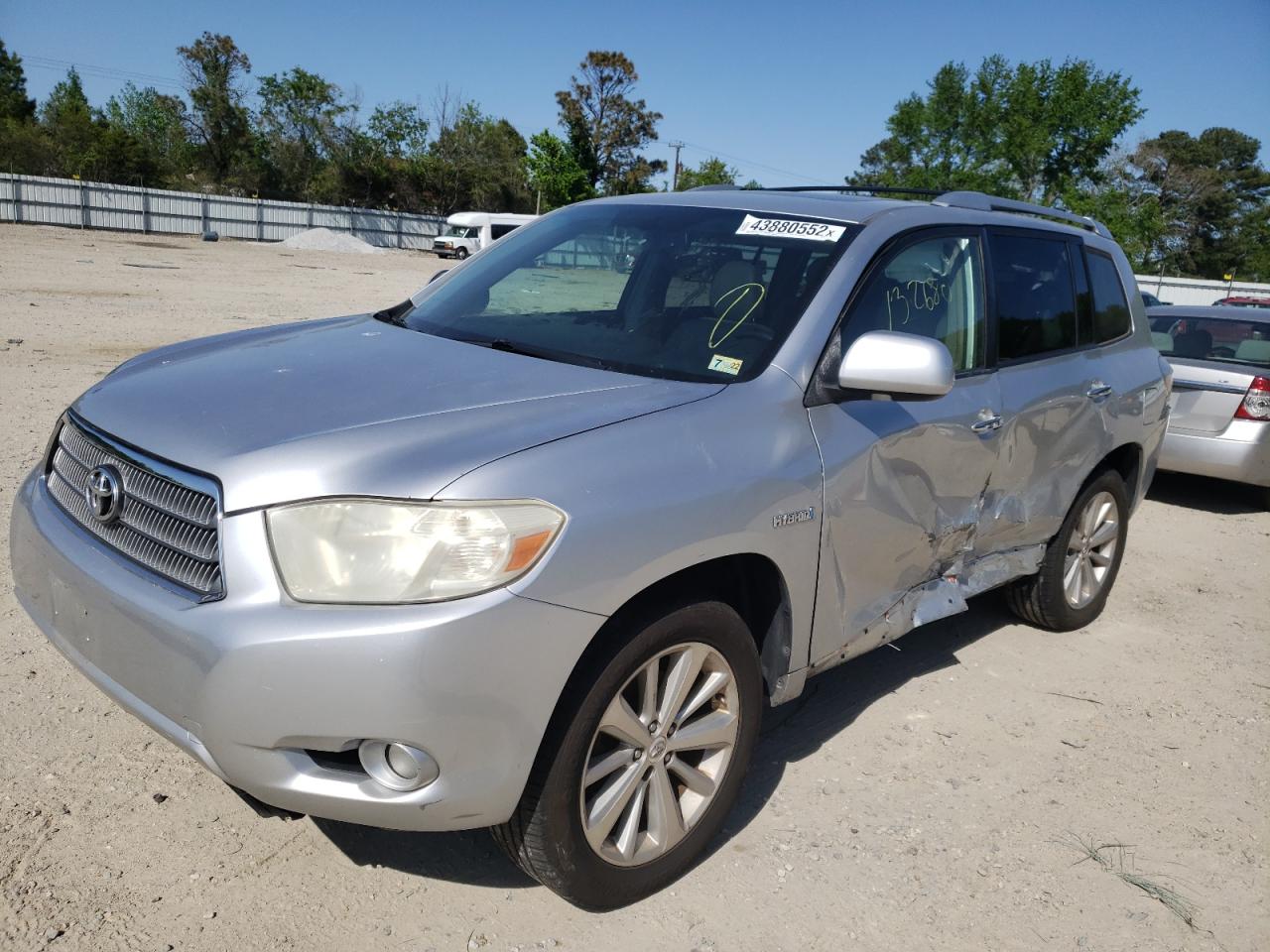 Photo 2 from auction – 2008 TOYOTA HIGHLANDER with VIN JTEEW44AX82004597