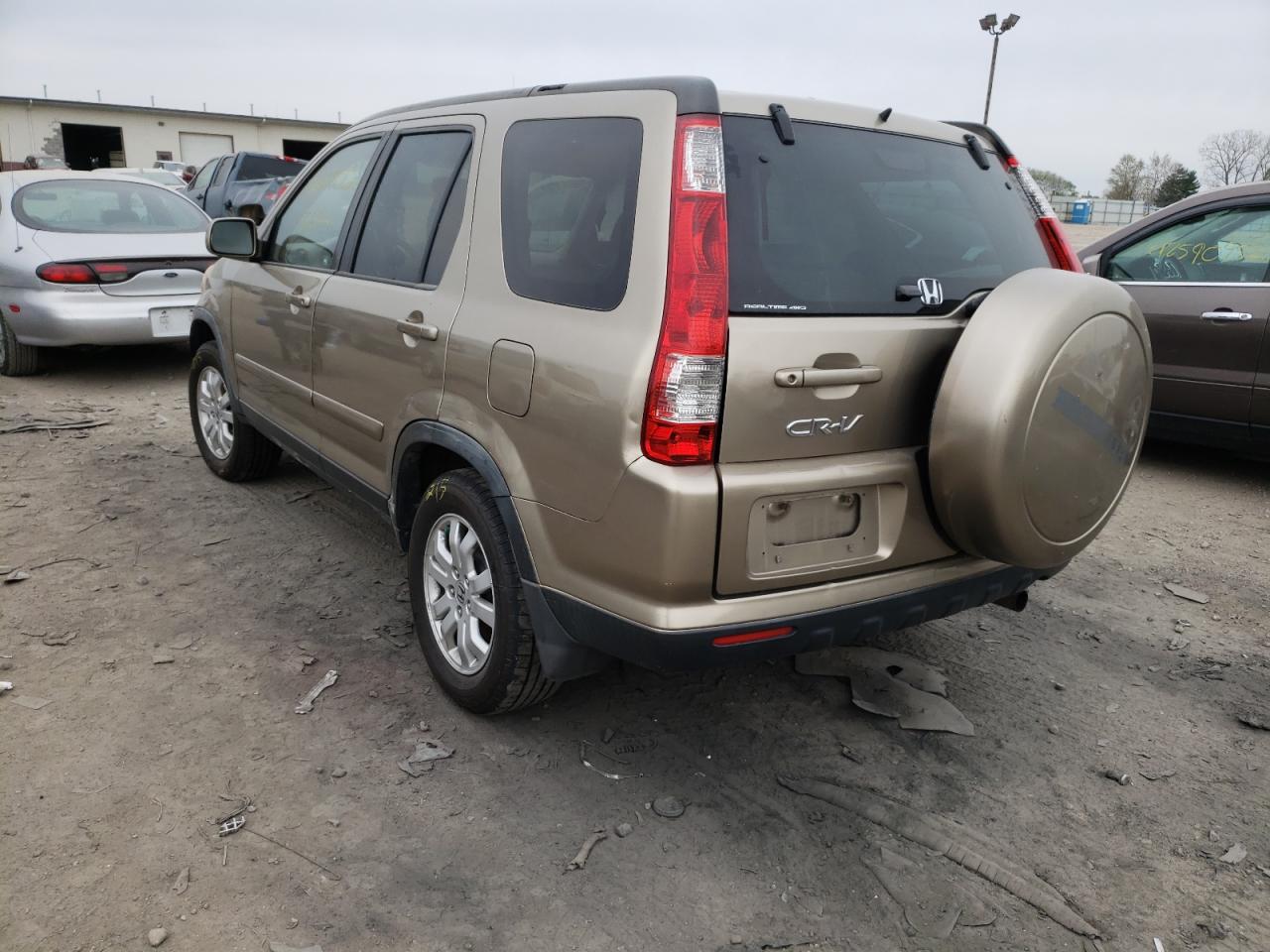 Photo 3 from auction – 2006 HONDA CR-V SE with VIN JHLRD78956C007995