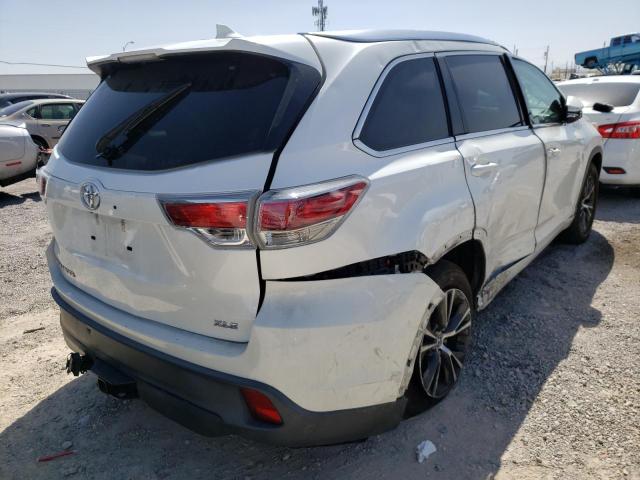Photo 4 from auction – 2016 TOYOTA HIGHLANDER with VIN 5TDKKRFHXGS174394