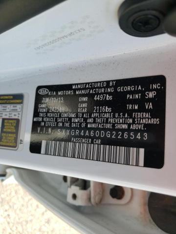 Photo 10 from auction – 2013 KIA OPTIMA SX with VIN 5XXGR4A60DG226543