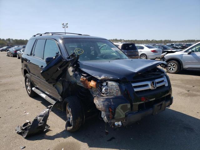HONDA PILOT EX 2006 with VIN 2HKYF18476H563685 - Photo from auction